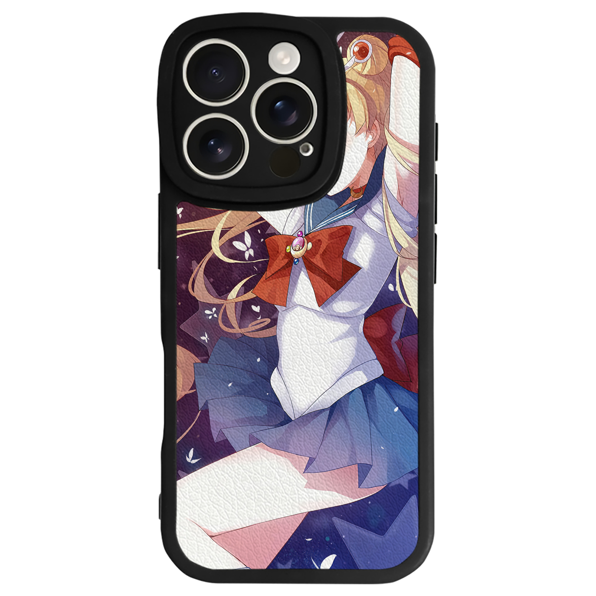 （画像用） 美少女戦士セーラームーン Sailor Moon 【iPhone 16シリーズ対応】シリコンスマホケース（レザー調） 材質：シリコン